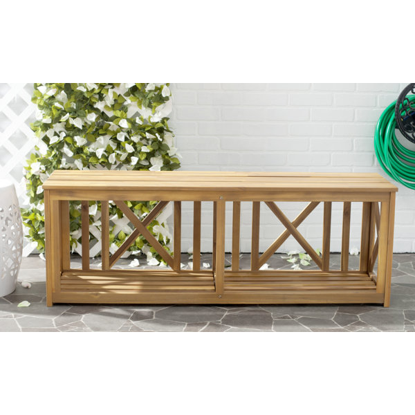 One Allium Way® Solid Wood Cubby Storage Bench & Reviews Wayfair